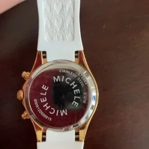 ❤️?Authentic Michelle  Women\'s White Tahitian Jelly Bean Carousel Watch ⏱❤️ Michele | Accessories | Authentic Michelle Womens White  main image 3